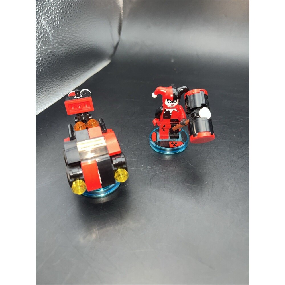LEGO Dimensions DC COMICS Harley Quinn And Car  2pc Lot